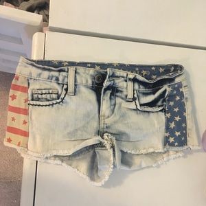 American jean shorts
